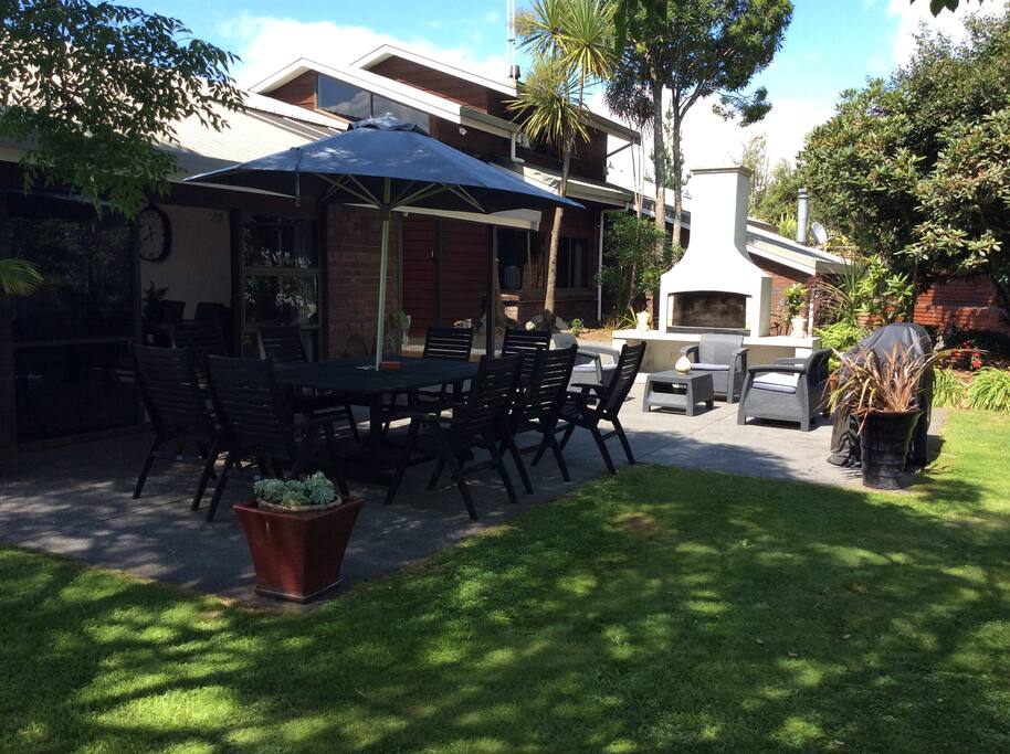 Outside BBQ Area