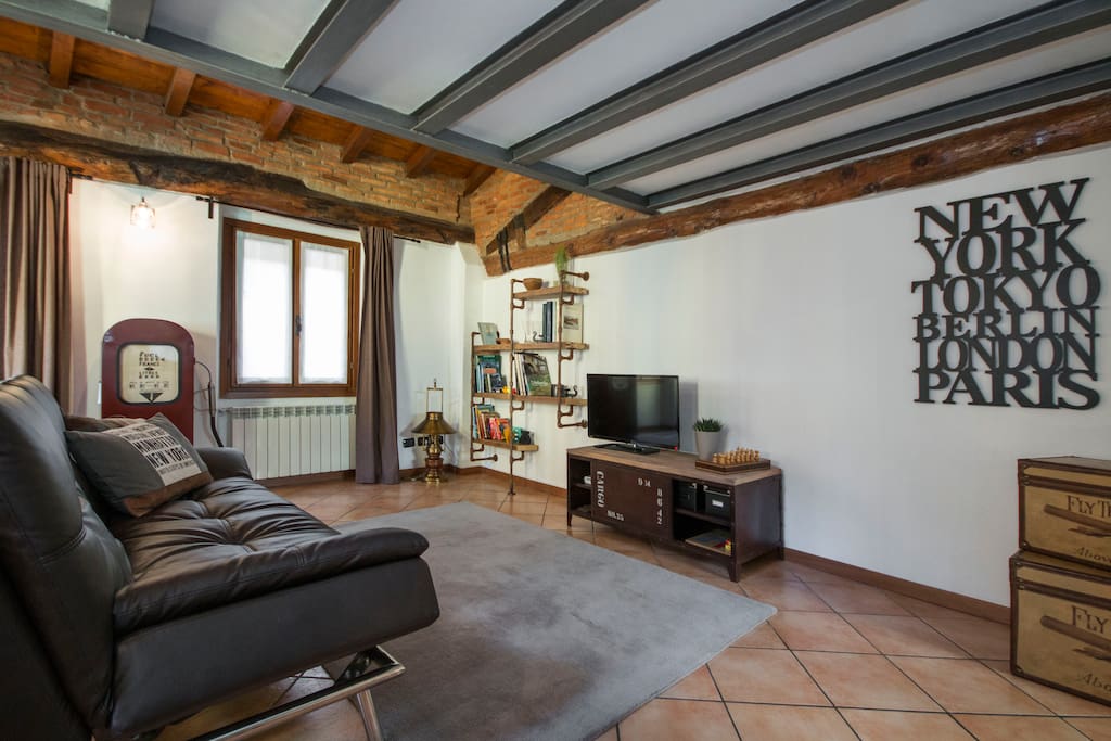 pic by Airbnb - living room
