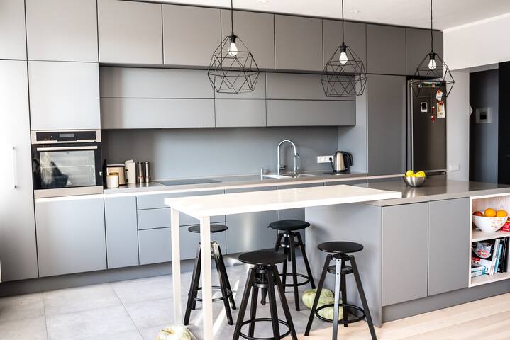 Modern and spacious apartment in Riga city center