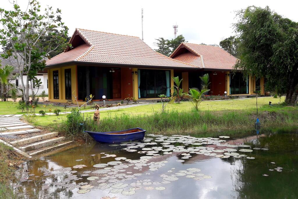 Villas beside the lake