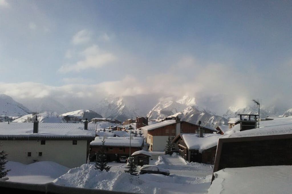 La vue l'hiver