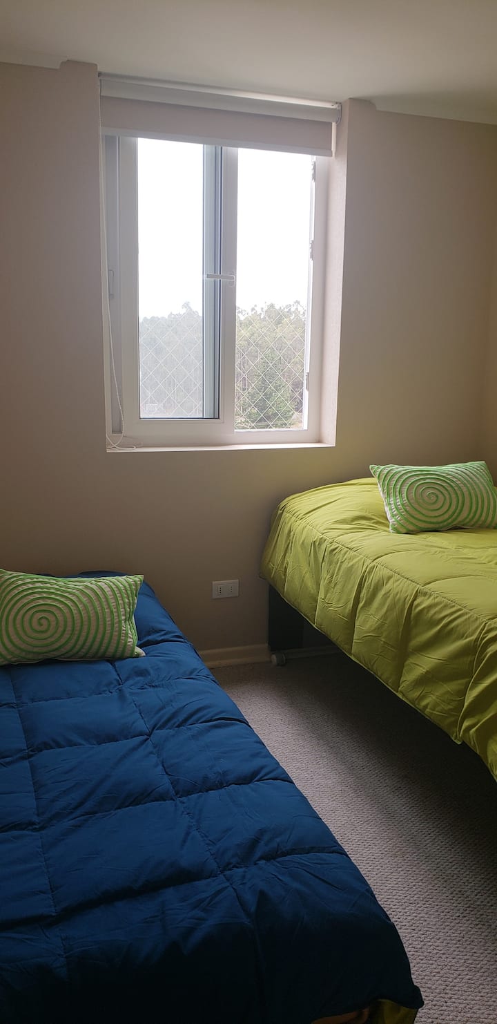 Chumba Na. 2 kilicho na kitanda cha kiota. (eneo la 1,5 na 1)