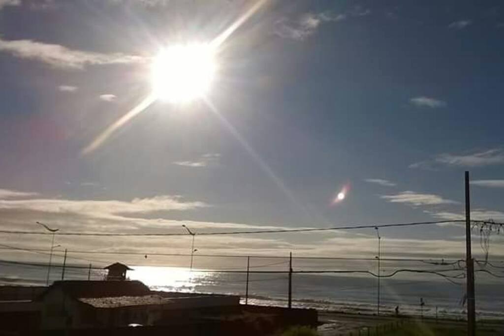 Nascer do sol visto da sacada