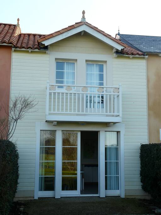 façade arrière de la maison