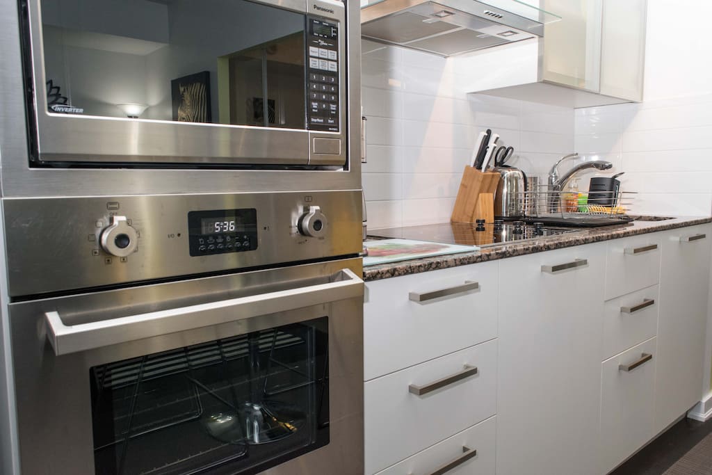 Fully furnished modern Kitchen with everything a home must have.