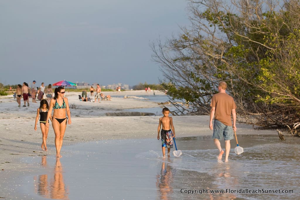Enjoy walking on the beach