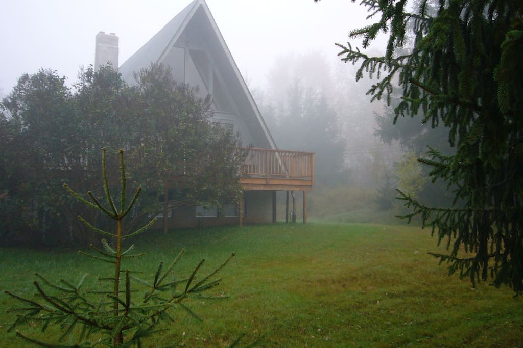 Early Fall, back of the house