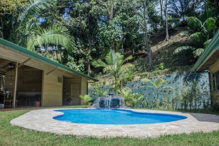FOREST LODGE tortuga  2 pers vue mer.playa colonia — 1 bedroom vacation rental in Uvita