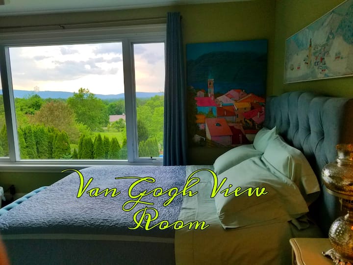 Van Gogh's View in Private Villa Bed and breakfasts for Rent in