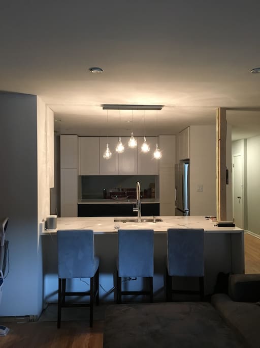 Brand new kitchen to store your leftovers and to grab a cup of coffee in the mornings (or anytime really).