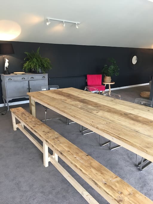 Extra large dining table