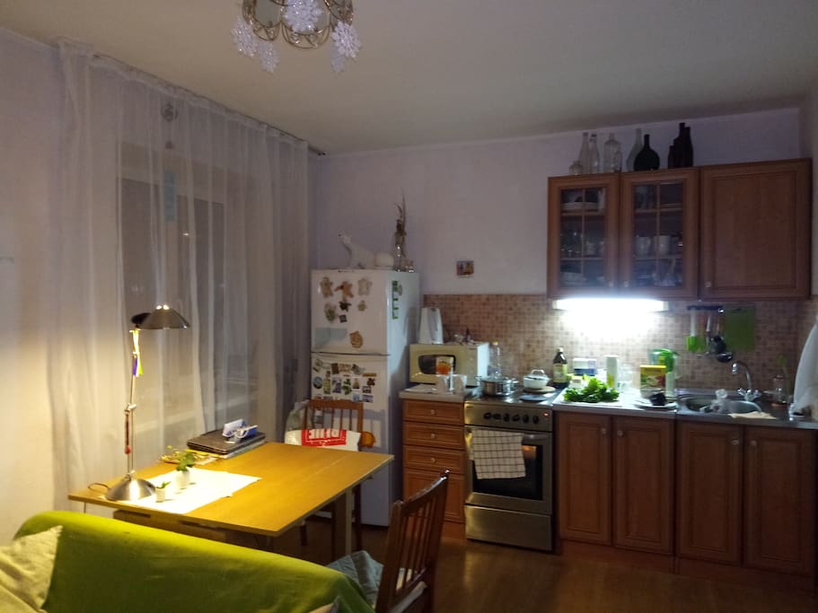 Kitchen+living room