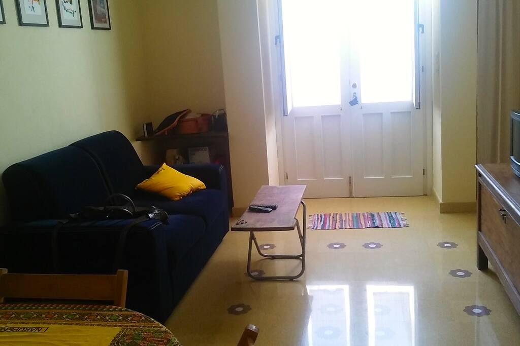 La zona di ingresso-living
