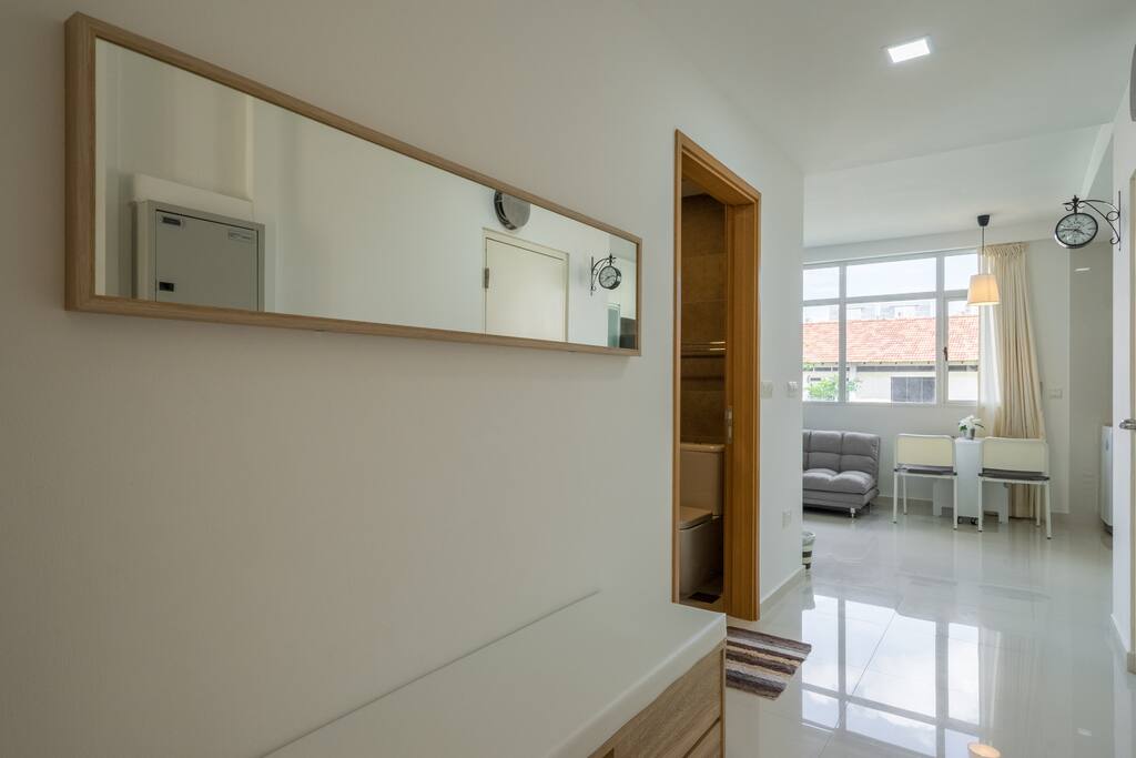 Spacious corridor