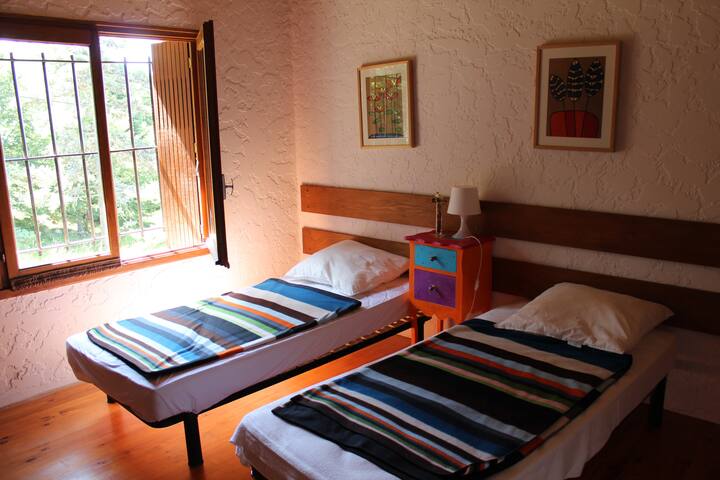 Ein Schlafzimmer im 1. Stock