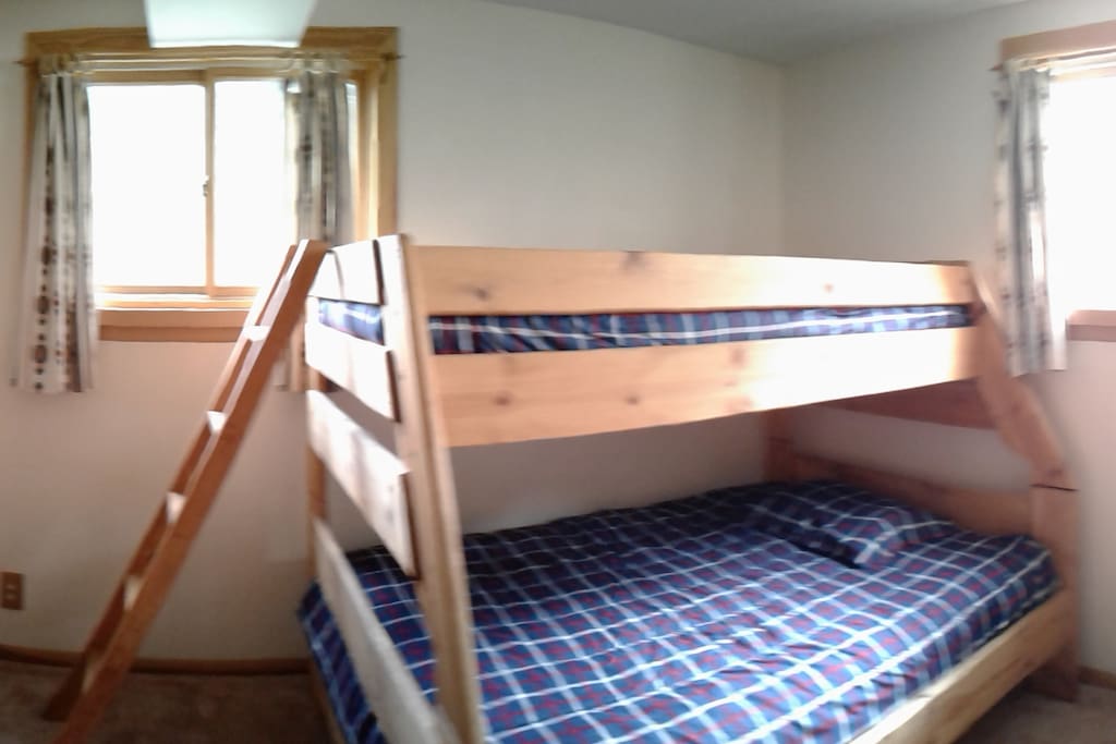 Brown Bunkhouse Bedroom