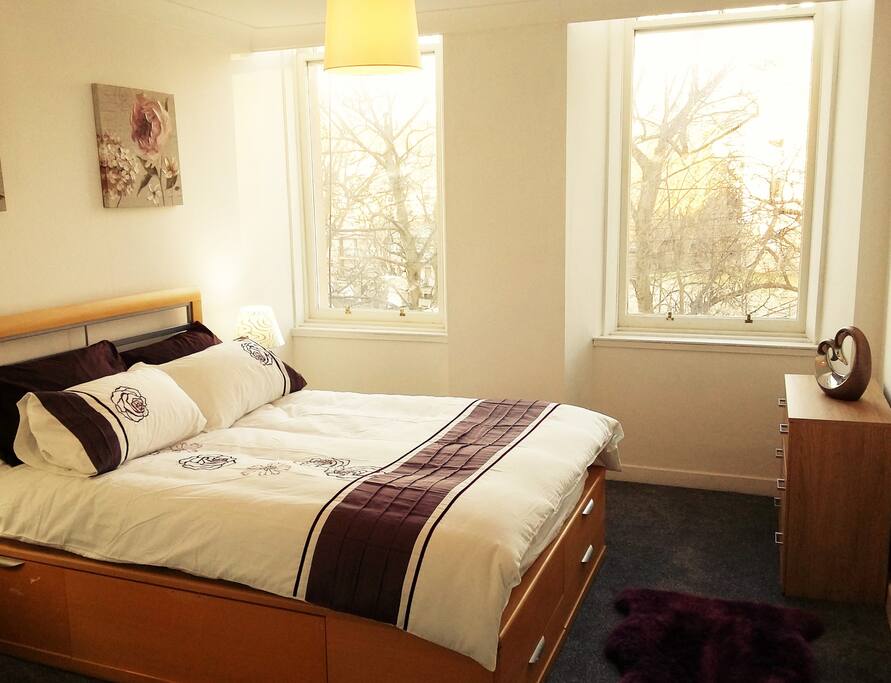 Spacious master bedroom