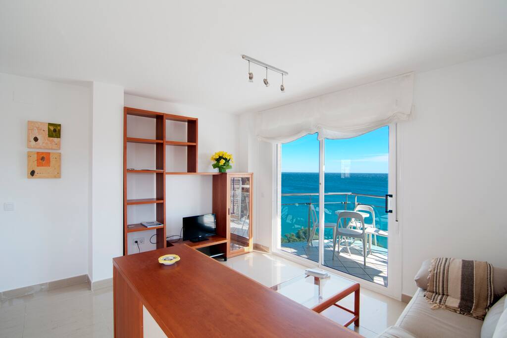 salon comedor vistas al mar