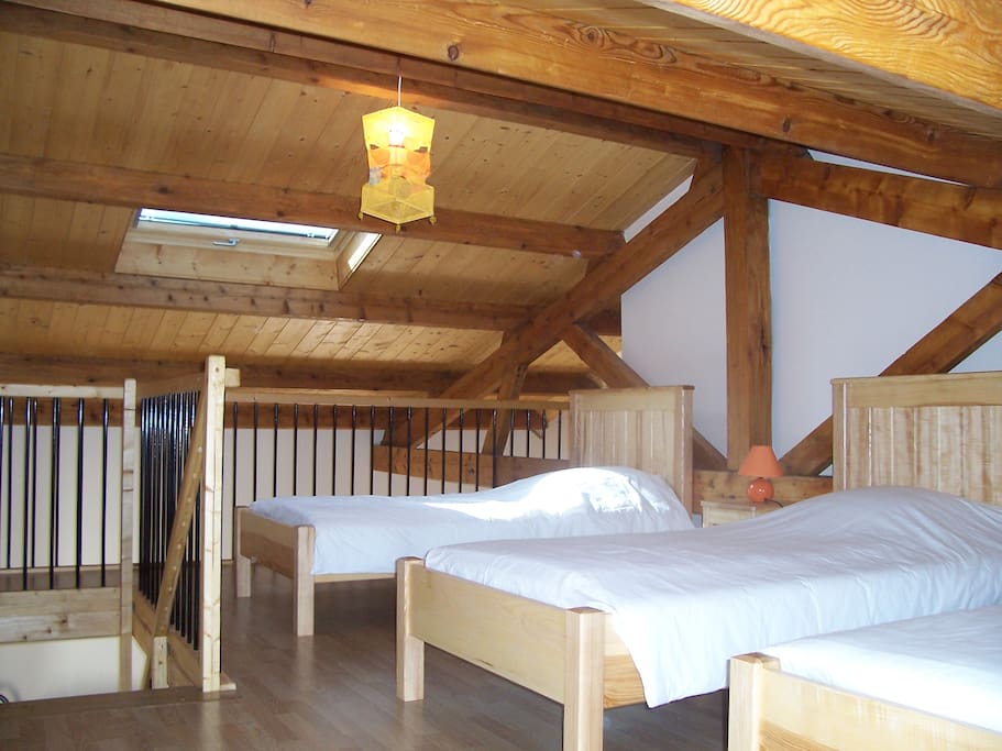 Chambre en mezzanine