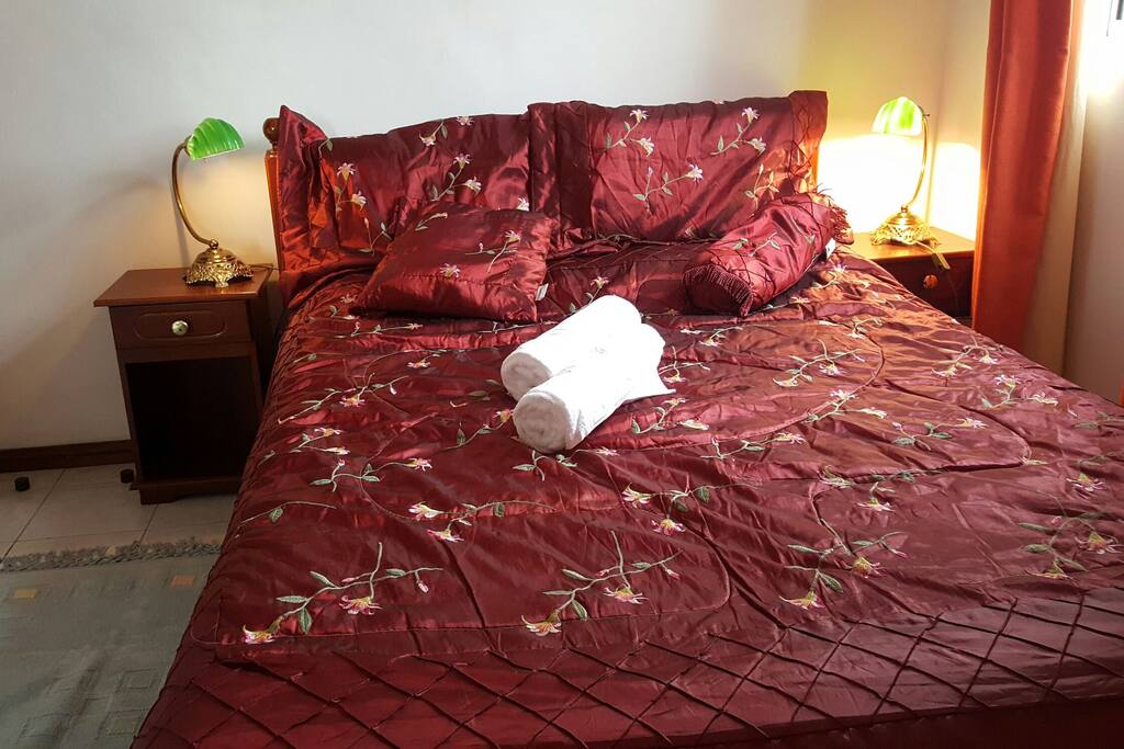 Bedroom with a king size double bed
