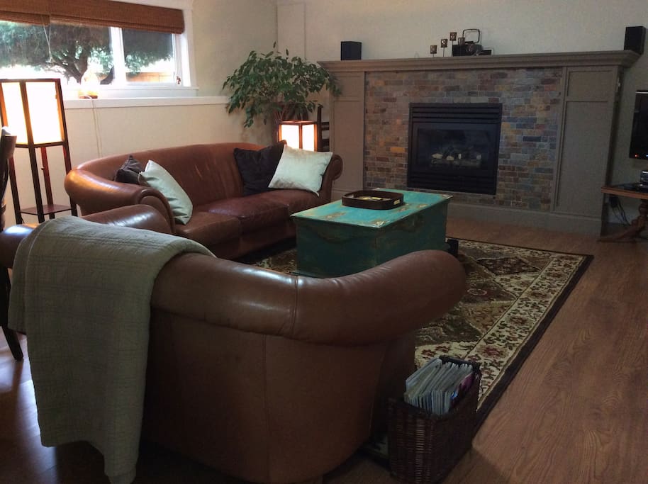 Warm and cozy family room