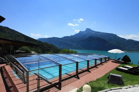 6.Apartment with Sauna and heated Pool on a Farm