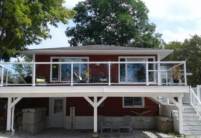 Lakefront home - Entire Lower Level
