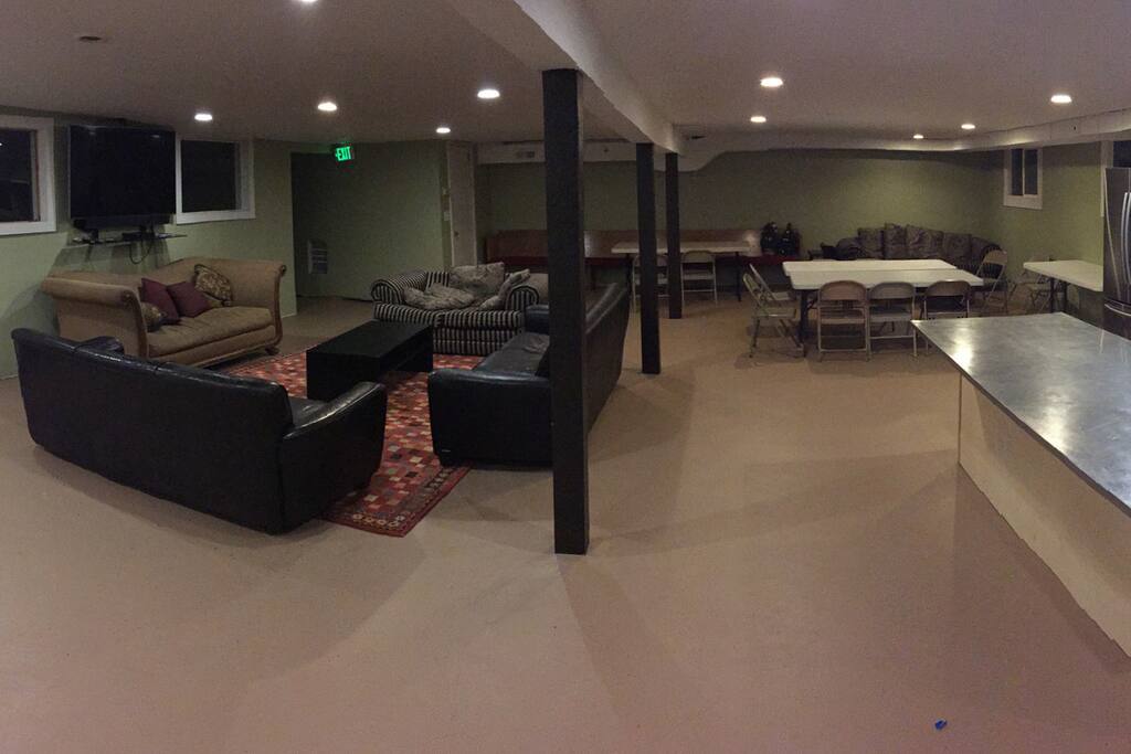 Downstairs TV area
