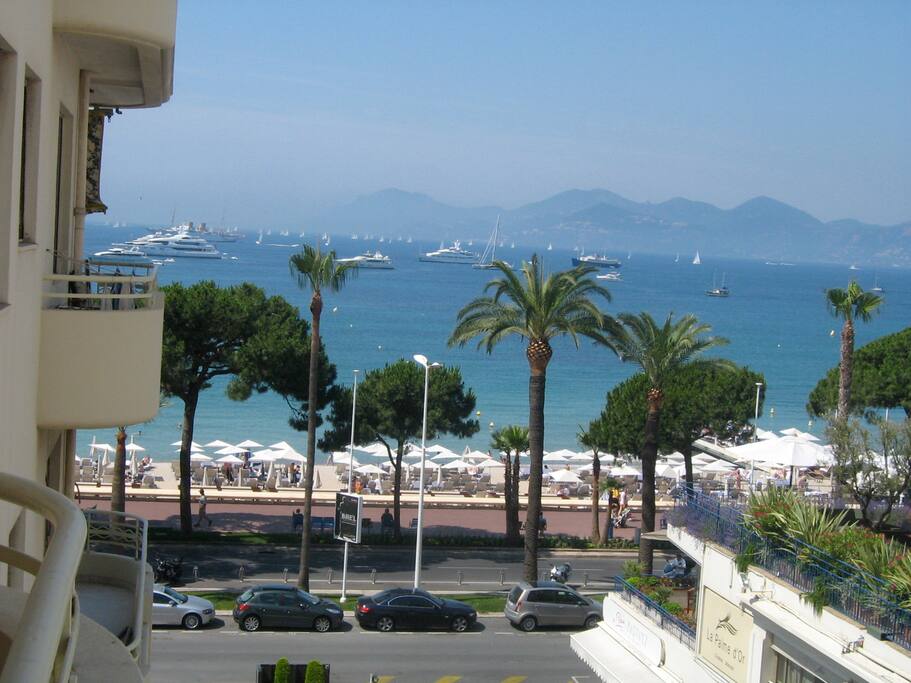 vue du balcon