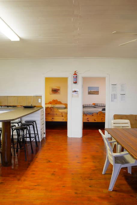 Fully equipped Kitchen. Lounge area with 2 Double Bed Sleeper Couches