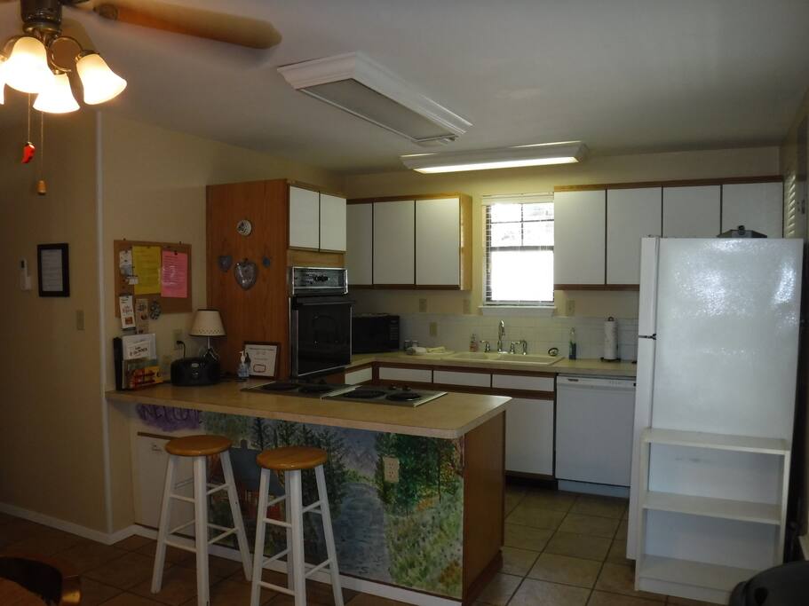 Full kitchen with dishes, etc.