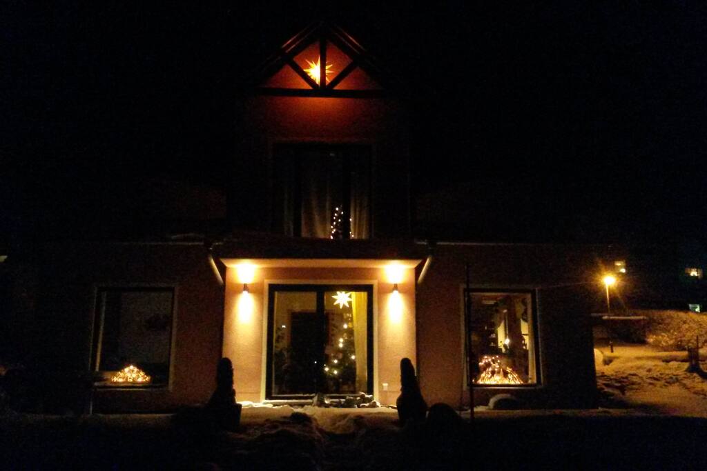 Im Winter zur Weihnachtszeit
