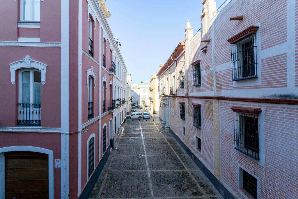 View from one of the apartment's balcony.