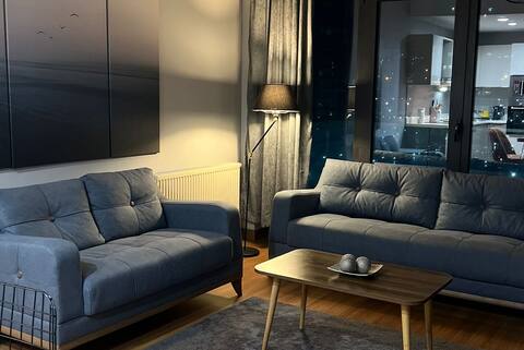 Luxurious 1+1 flat. Sauna, pool & Gym.