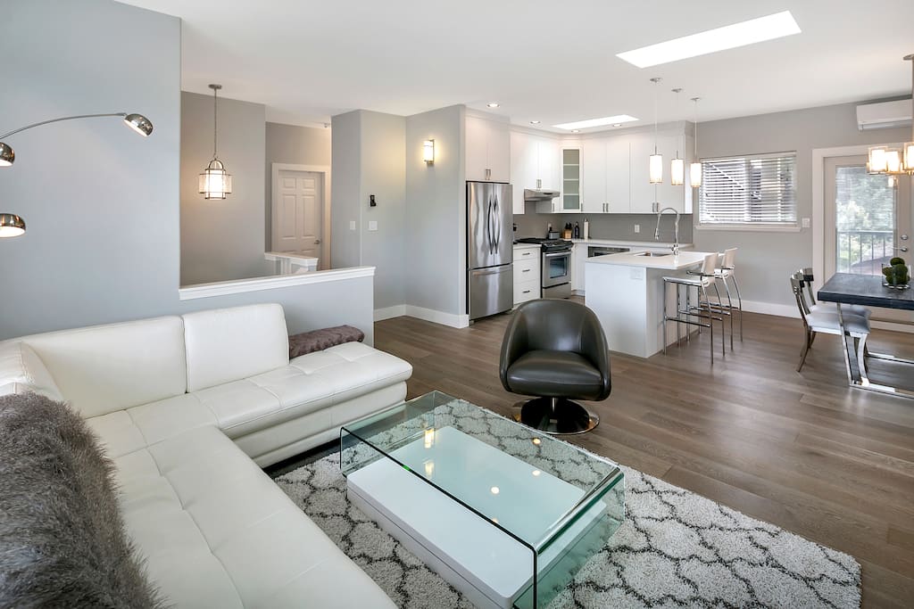 Enjoy time with your fellow travelers in this spacious open concept.