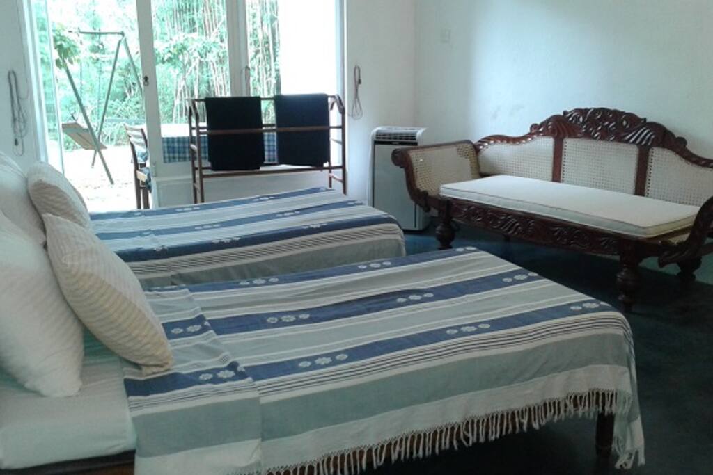 two single beds
