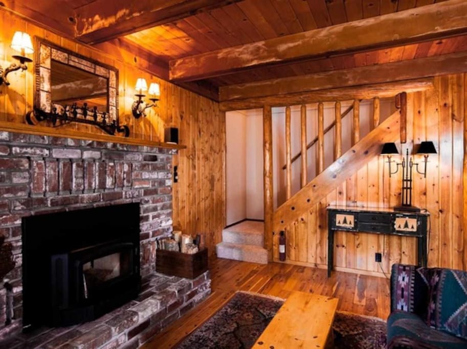 Living Room with Woodstove