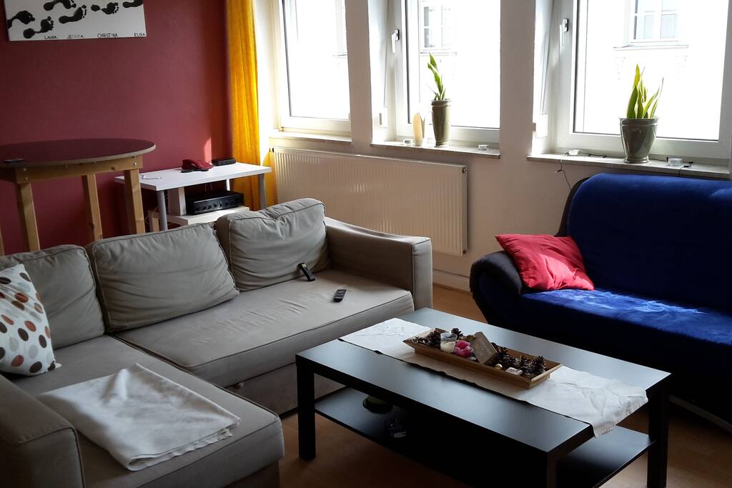 seating area in the living room