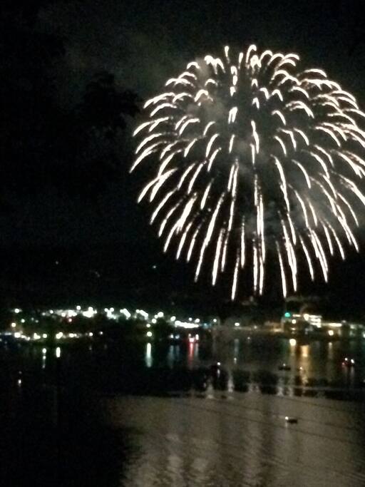 Great place to watch the fireworks!