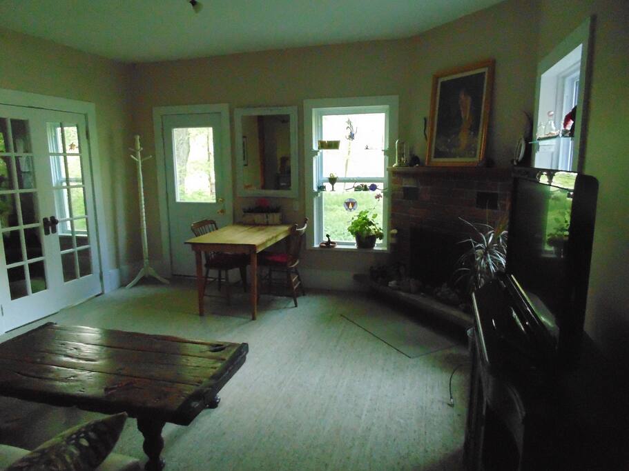 The living room is for your exclusive use during your stay