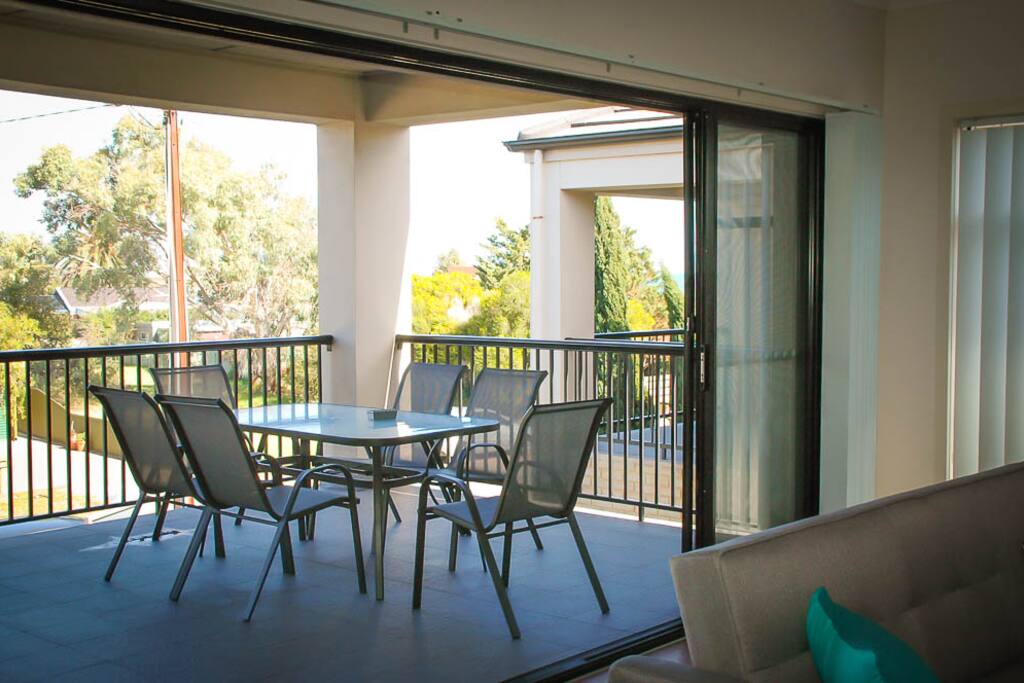 Outdoor dining area