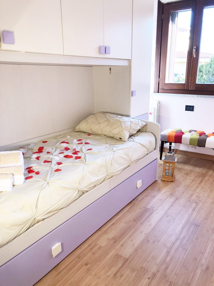 spavaća soba 2 s krevetom za jednu osobu