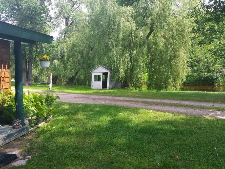 View from the front of the cabin