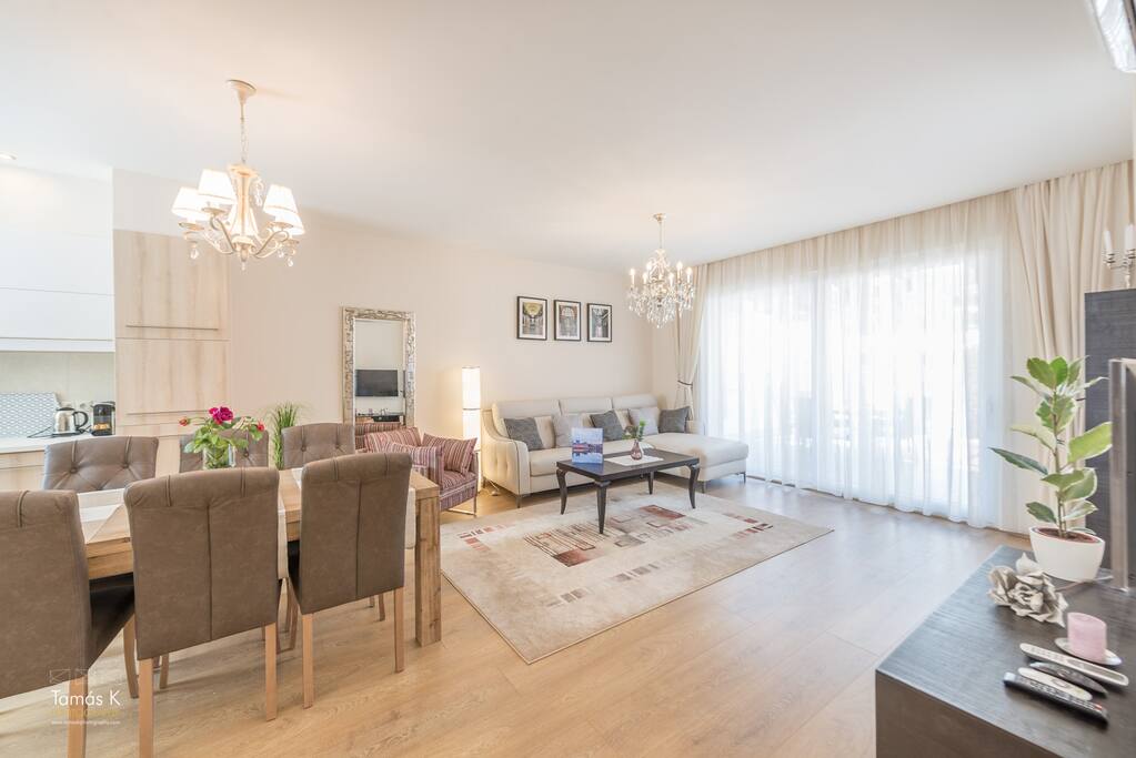 Open plan living area