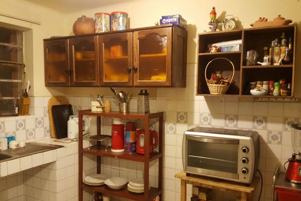 cocina pequeña pero bien equipada