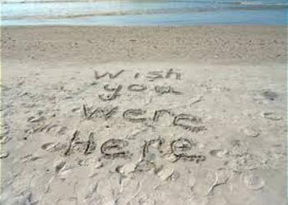 Greetings from the beach