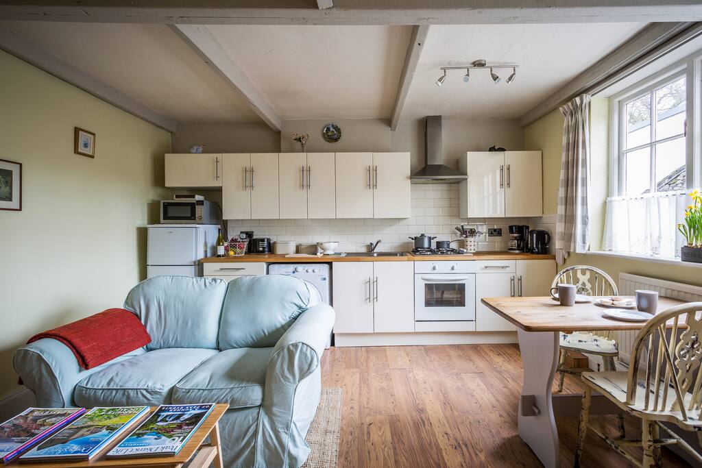 Kitchen & Living Room