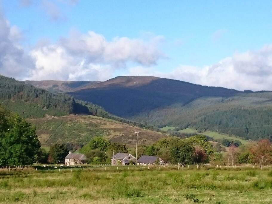 Beautiful views and walks from the door.
