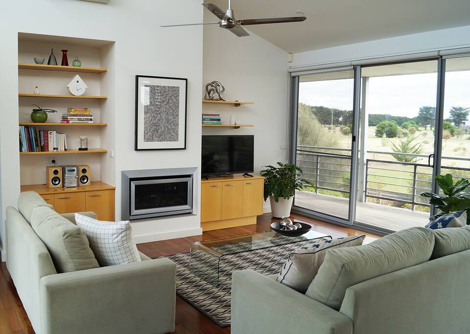 Upstairs living