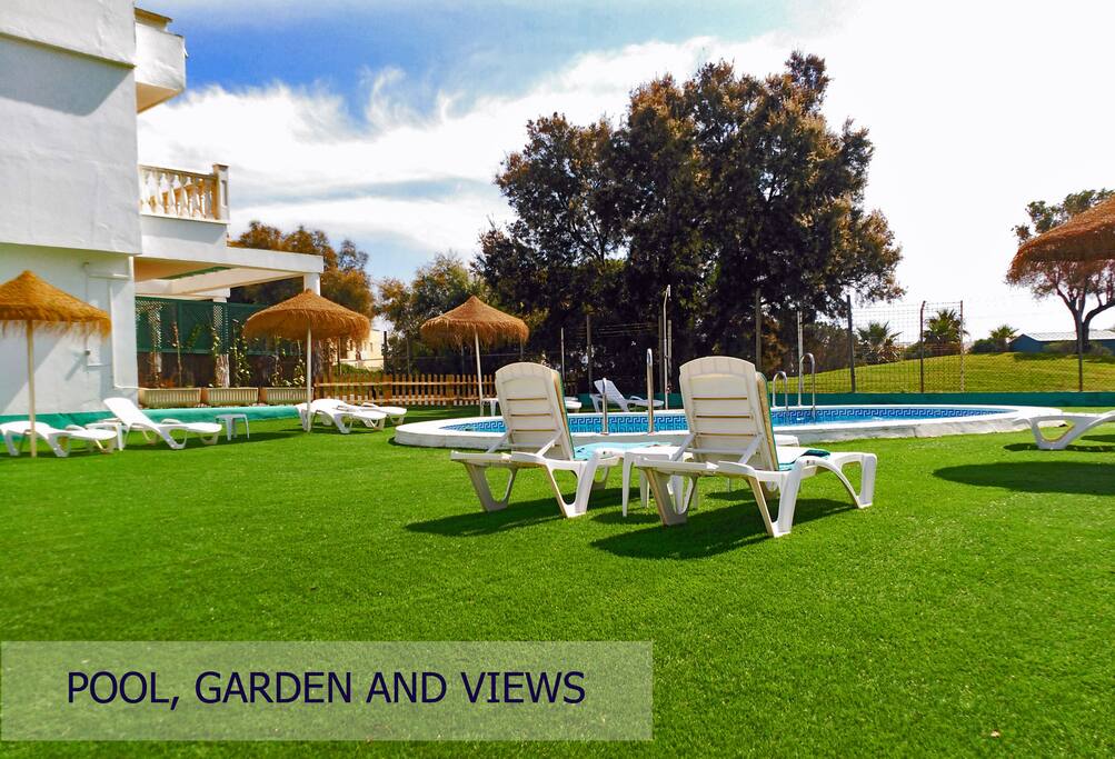 Piscina, Jardin y Vistas